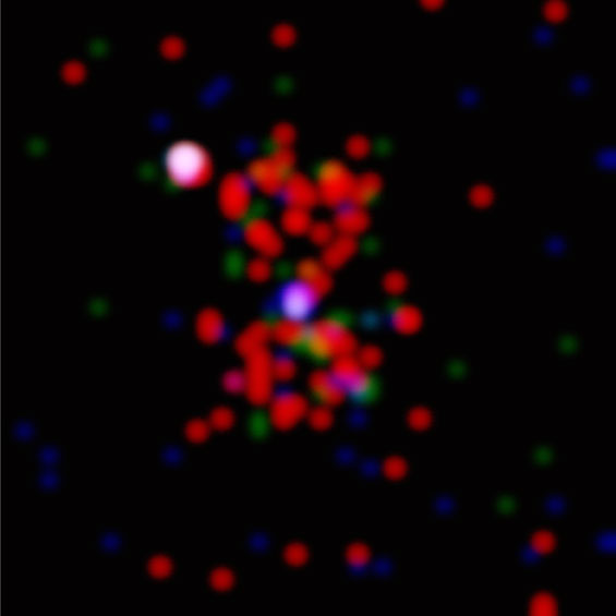 Röntgen-galaktikaparv raadiogalaktika 3C294 ümber
(A.Fabian jt.; Cambridge (Inglismaa) ja NASA)