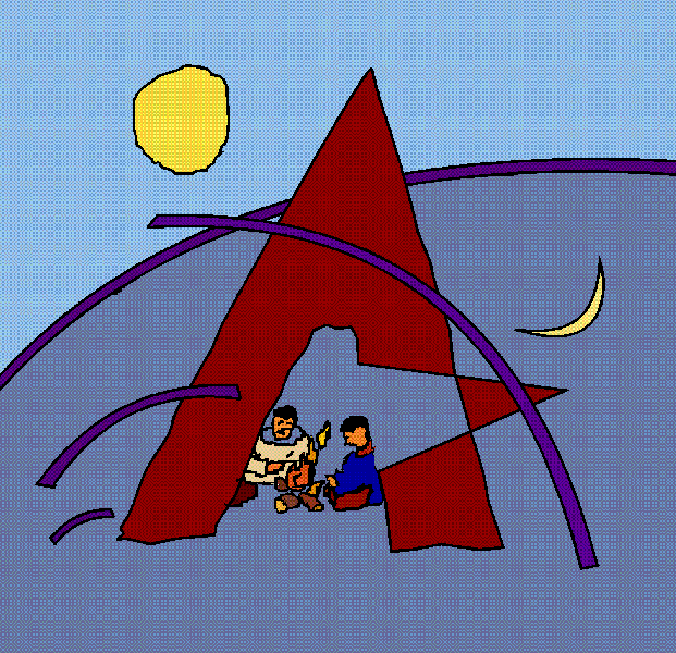 Siin on pilt, mille joonistas Anzori